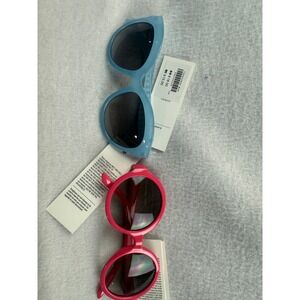 Janie and Jack Sunglasses Kids Set Pink Blue‎ Trendy Fashion Eyewear